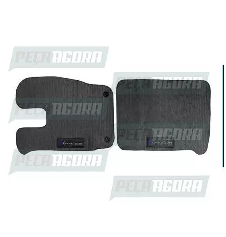 TAPETE PVC VOLKSWAGEN CONSTELLATION 2 PECAS CINZA (439410)