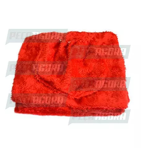 CAPA PELUCIA CHINIL BANCO C/LOGO VW CONSTE.2013 MOTORISTA/CARONA DUPLO VERMELHA 