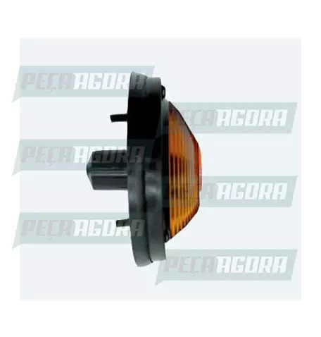 LANTERNA LATERAL CARRETA SOQUETE EXTERNO PRETA - AM RN (456532)