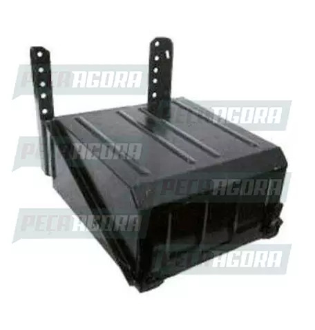 CAIXA DE BATERIA MERCEDES BENZ 1935 BICUDO DUPLO COMPLETO COM SUPORTE TRASEIRO (