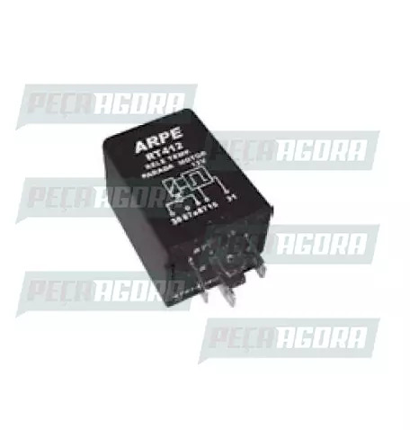 RELE ELETRICO PARADA DE MOTOR MERCEDES BENZ 5 TERMINAIS SEM SUPORTE 12V ARPE (45