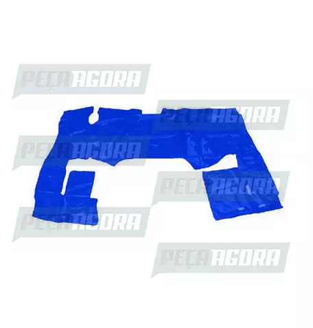 TAPETE VINIL FORD CARGO 2009 SEM CAPO BCO AR- AZUL (422839)
