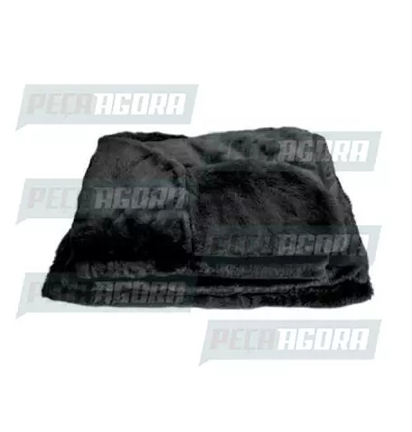 CAPA PELUCIA CHINIL BANCO S/LOGO VW WORK MOTORISTA/CARONA GAUCHA PRETA (446723)