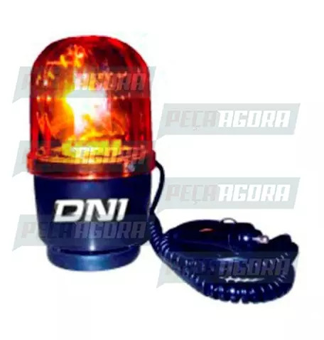 SINALIZADOR ''GIROFLEX'' AMARELO 24V ROTATIVO MAGNETICO DNI (446083)