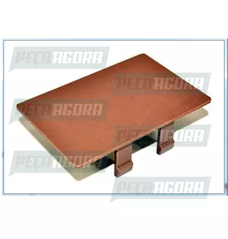 TAMPA PLASTICA DO PAINEL MERCEDES BENZ BICUDO MARROM SEM FURO (68868971398340)