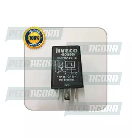 RELE PISCA COM 04 TERMINAIS SEM SUPORTE  FIAT/PARA IVECO 12V ARPE (459329)