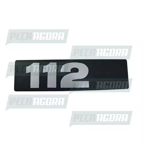 EMBLEMA PLASTICO CAPO ORIGINAL PARA SCANIA 112 ''112'' (528789.)