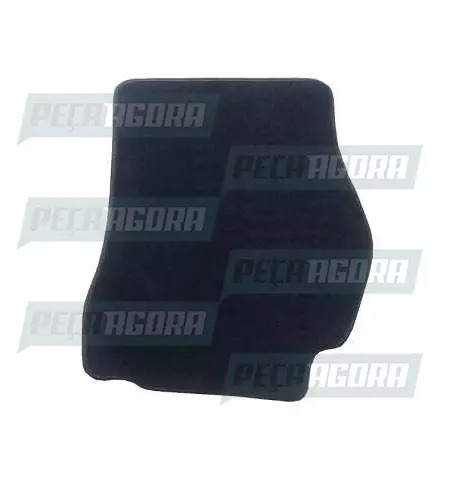 TAPETE TEXTURIZADO ORIGINAL MODELADO C/LOGO SC CARONA PRETO PREMIUM (459437)