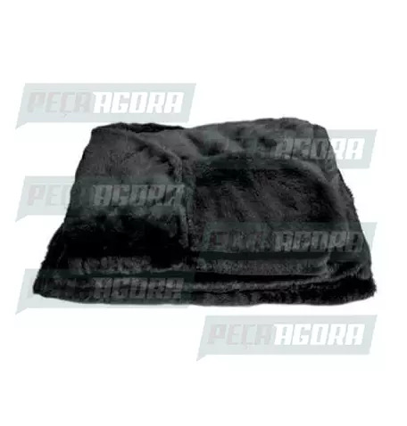 CAPA PELUCIA CHINIL CAMA MB AXOR 2040 PRETA (446114)