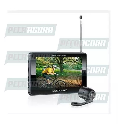 NAVEGADOR GPS TRACKER III TELA 4.3'' E TV DIGITAL COM CAMERA RE PRETO - GP035 (4