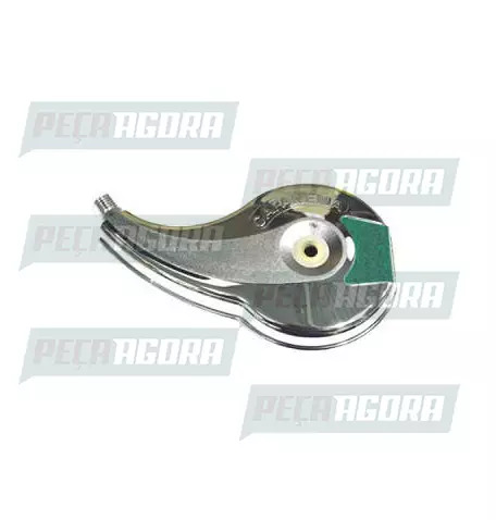 CALOTINHA CROMADA PLASTICA TOP LINE VERDE ESQUERDO CAPANEMA RODOAR (422120)