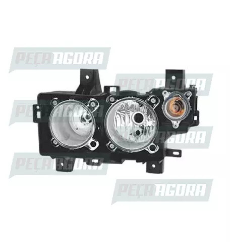 FAROL MERCEDES BENZ ATEGO 2013 COM SETA DIREITO  FORT LUZ (A9588201161)