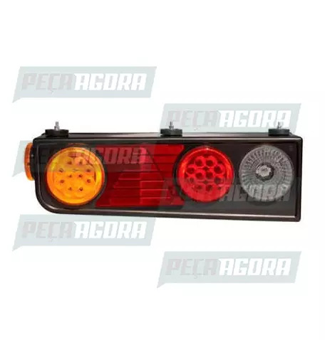 LANTERNA TRASEIRA KIT 2000 DIREITO SEM ABA PS TRIANGULO LED 24V PRADOLUX PL2058 