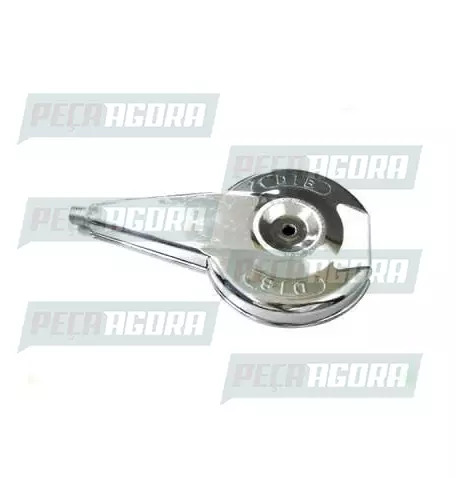 CALOTINHA CROMADA PLASTICA LIGHT COM REFLETOR PRATA RODOAR (424928)