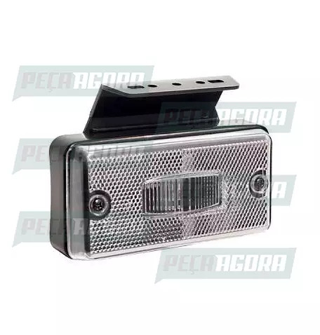 LANTERNA LATERAL FACCHINI RETANGULAR SOQUETE E SUPORTE - CR PRADOLUX PL0606 (458