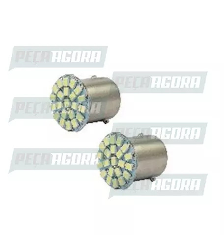 PAR LAMPADA IMPORTADA LED 1141 24V 22 LEDS BRANCO 1206 (458460)