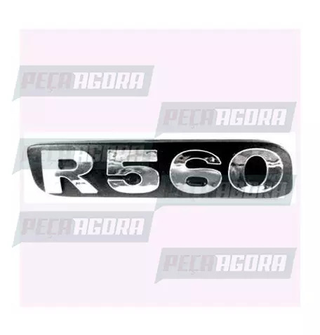 EMBLEMA PLASTICO GRADE CROMADO PARA SCANIA SERIE 5 ''R560'' (448156)