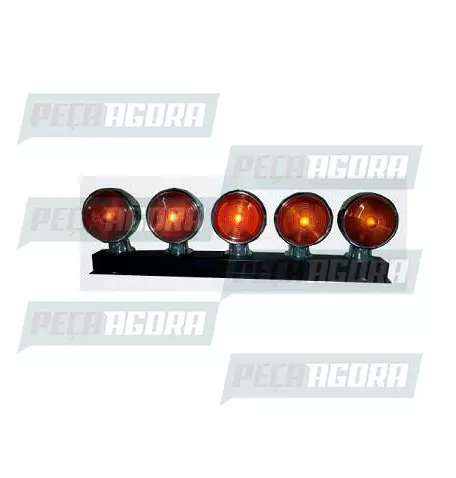LANTERNA TRASEIRA 05 LENTES BOJUDA ALTA COM SUPORTE - AM (453907)