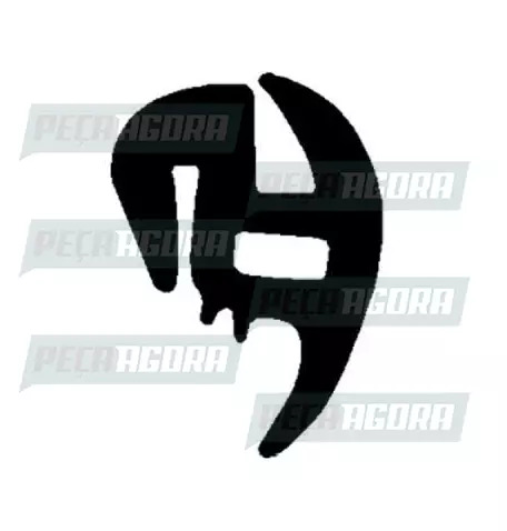 BORRACHA PARA-BRISA MB 1113/2624 CABINE ALTA SEM FRISO AUTOTRAVI (3226710820.)