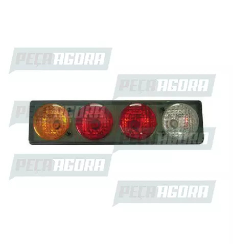 LANTERNA TRASEIRA MERCEDES BENZ 1618 BICUDO HPN BOLHAS FUME COM VIGIA.PRADOLUX P