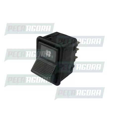 INTERRUPTOR DE TECLA VENTILADOR DO TETO MB CAMINHAO/ONIBUS MARILIA (3595457414)