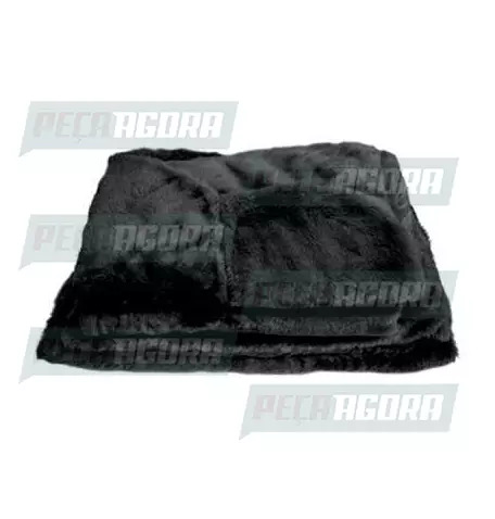 CAPA PELUCIA CHINIL SOFA INDIV.C/LOGO VW 2000 CARONA GAUCHA PRETA (446515)