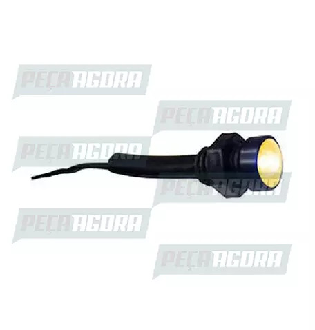LAMPADA IMPORTADA LED SPOT ROSCA 12V LED AMARELO DNI 0593 (448707)
