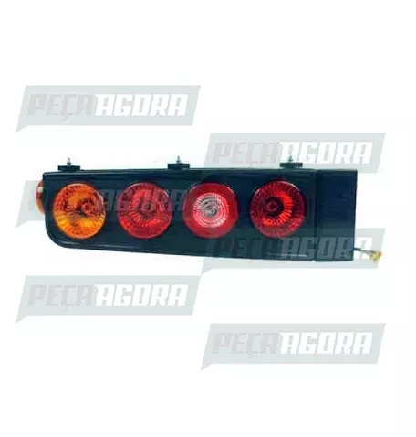 LANTERNA TRASEIRA CARRETA RANDON TRICOLOR COM ABA DIREITO  PRADOLUX PL2054 (2101