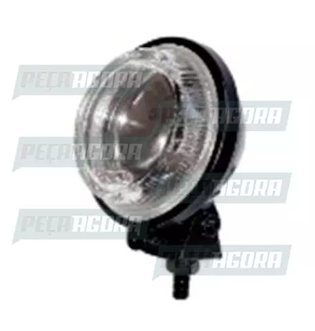PAR FAROL MINI REDONDO CHAPA BRANCO FORT LUZ (448702)