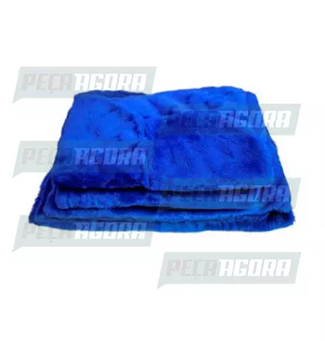 CAPA PELUCIA CHINIL BANCO S/LOGO GMC 15.190 C.CHATA SO CARONA GAUCHA AZUL (45715