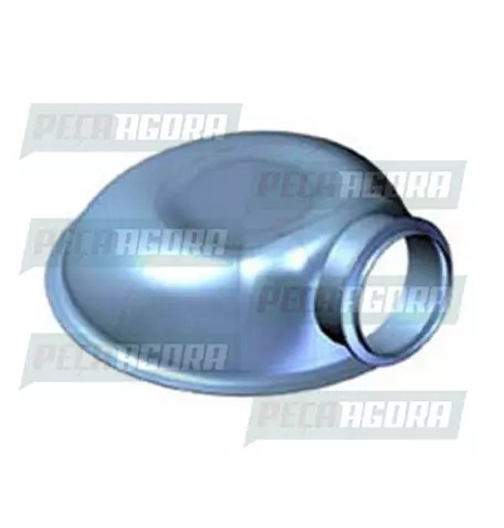 FUNDO DE SAIDA CATALISADOR PARA SCANIA P/G/R HIGHLINE EURO 5 EM INOX (450836)