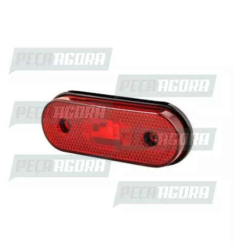 LANTERNA LATERAL FACCHINI OVAL COM LED SEM SUPORTE BIVOLT VM IVA (30827549)