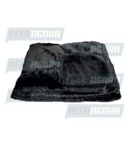 CAPA PELUCIA CHINIL BANCO C/LOGO SC114/124/HIGHLINE MOTORISTA/CARONA GAUCHA PRET