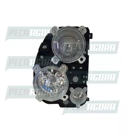 FAROL MERCEDES BENZ ACTROS 2016 ESQUERDO SEM MOLDURA EXTERNA NINO (457164)