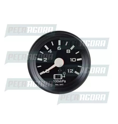 RELOGIO FORD MANOMETRO MECANICO DUPLO PRESAO AR 0-12 BAR 52MM PT (TAR919611.)