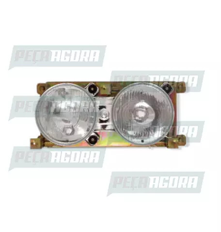FAROL MERCEDES BENZ 1620 BICUDO DUPLO ... 99 COM SOQUETE ESQUERDO NINO (456316)