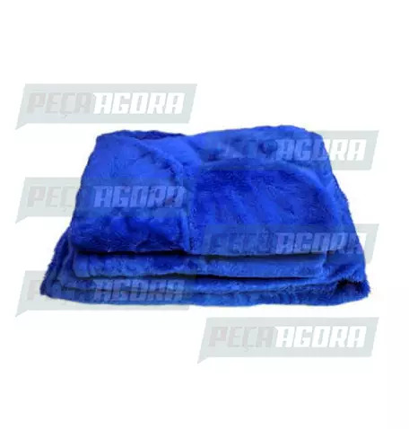 CAPA PELUCIA CHINIL BANCO S/LOGO VOLVO FH MOTORISTA ATE 2009 GAUCHA AZUL (447087