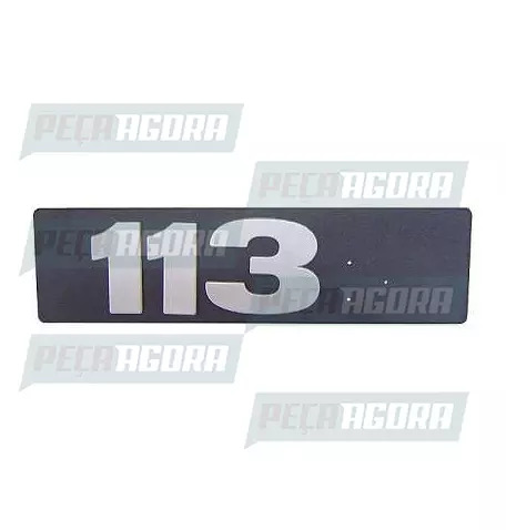 EMBLEMA PLASTICO CAPO ORIGINAL PARA SCANIA 113 ''113'' (384103.)