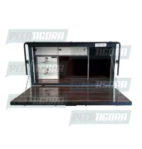 CAIXA COZINHA MASTER MADEIRA 1MT GAVETA PRATELEIRA FORMICA (448895)