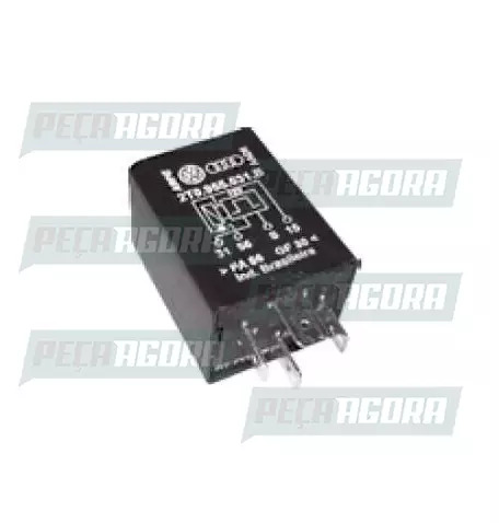 RELE TEMPORIZADOR ACIONADOR DE CACAMBA VOLKSWAGEN 4 TERMINAIS SEM SUPORTE 12V AR