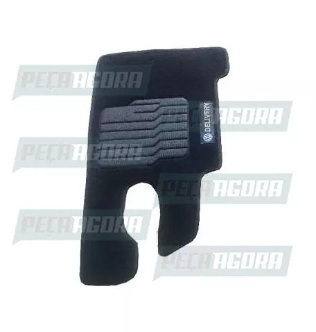 TAPETE CARPETE ORIGINAL MODELADO C/LOGO VW DELIVERY MOTORISTA PRETO PREMIUM (459