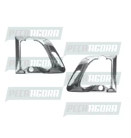PAR ACABAMENTO DA FECHADURA PORTA PARA SCANIA (452844)