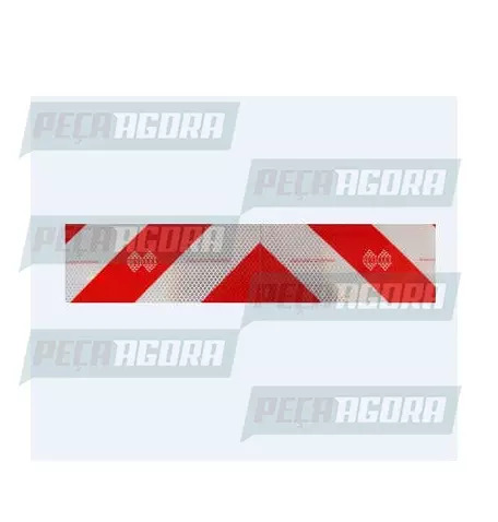 FAIXA PARACHOQUE TRASEIRA OBRIGATORIA REFLETIVA KIT COM 2,40 MTS. BENIFLEX (4542