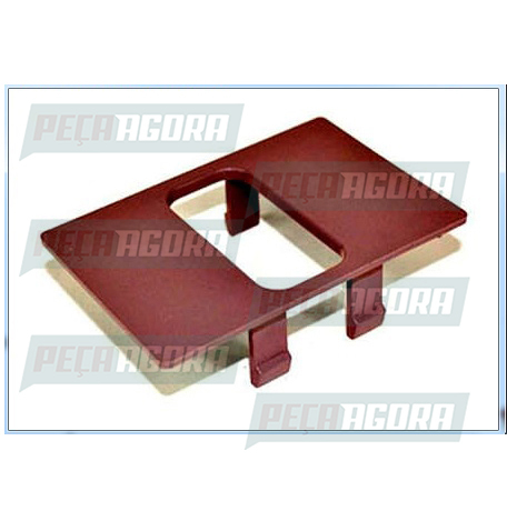 TAMPA PLASTICA DO PAINEL MERCEDES BENZ BICUDO MARROM 1 FURO CENTRAL (68868975398