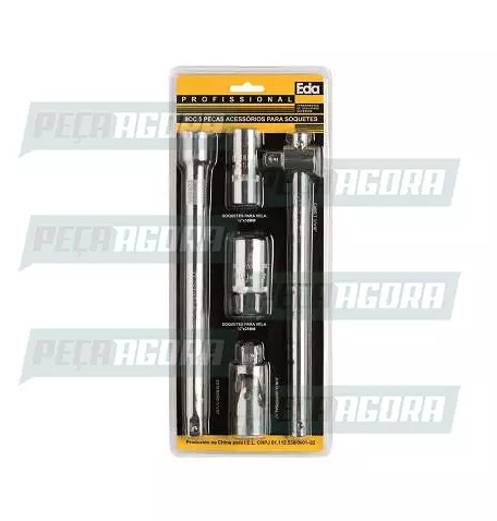 CABO P/CHAVE SOQUETE 1/2'' JOGO 5PCS (446576)