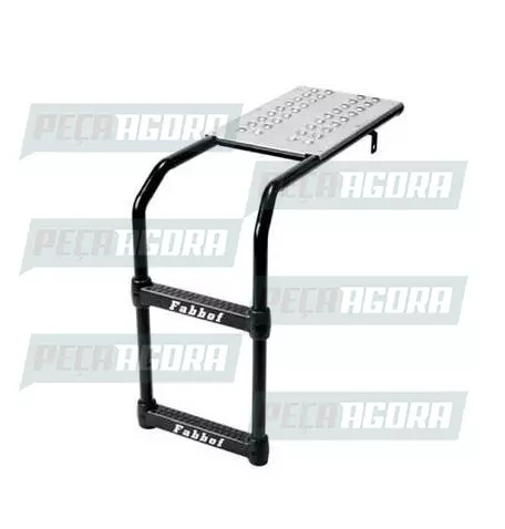 ESTRIBO PLATAFORMA PARA SCANIA R 450/510 2018 PARA TANQUE ARLA 110 LITROS PRETO 