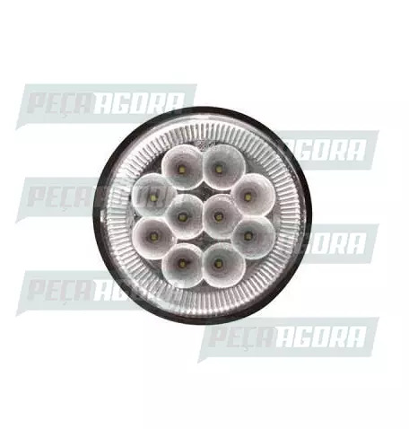 LANTERNA TRASEIRA RANDON COM 10 LEDS 1 POLO CR. PRADOLUX PL0760 (442001)