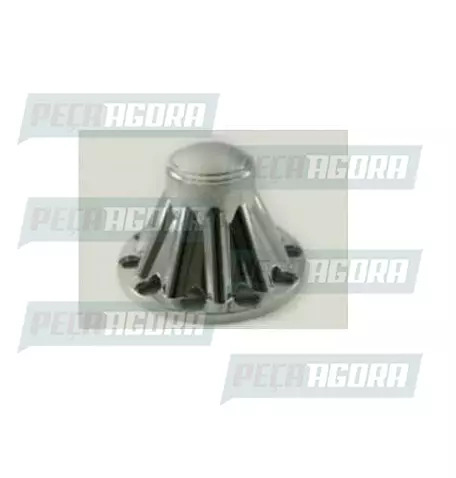 SOBRE TAMPA DO CUBO TRACAO PARA SCANIA OVALIZADO LISO CROMADA (456772)