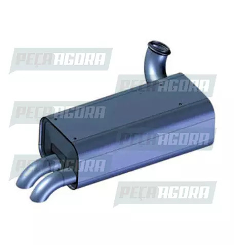 SILENCIOSO MERCEDES BENZ ONIBUS O500R ORIGINAL FABBOF (6344900001.)