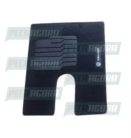 TAPETE TEXTURIZADO C/LOGO VW 50X60 MOTORISTA PRETO PREMIUM (458929)